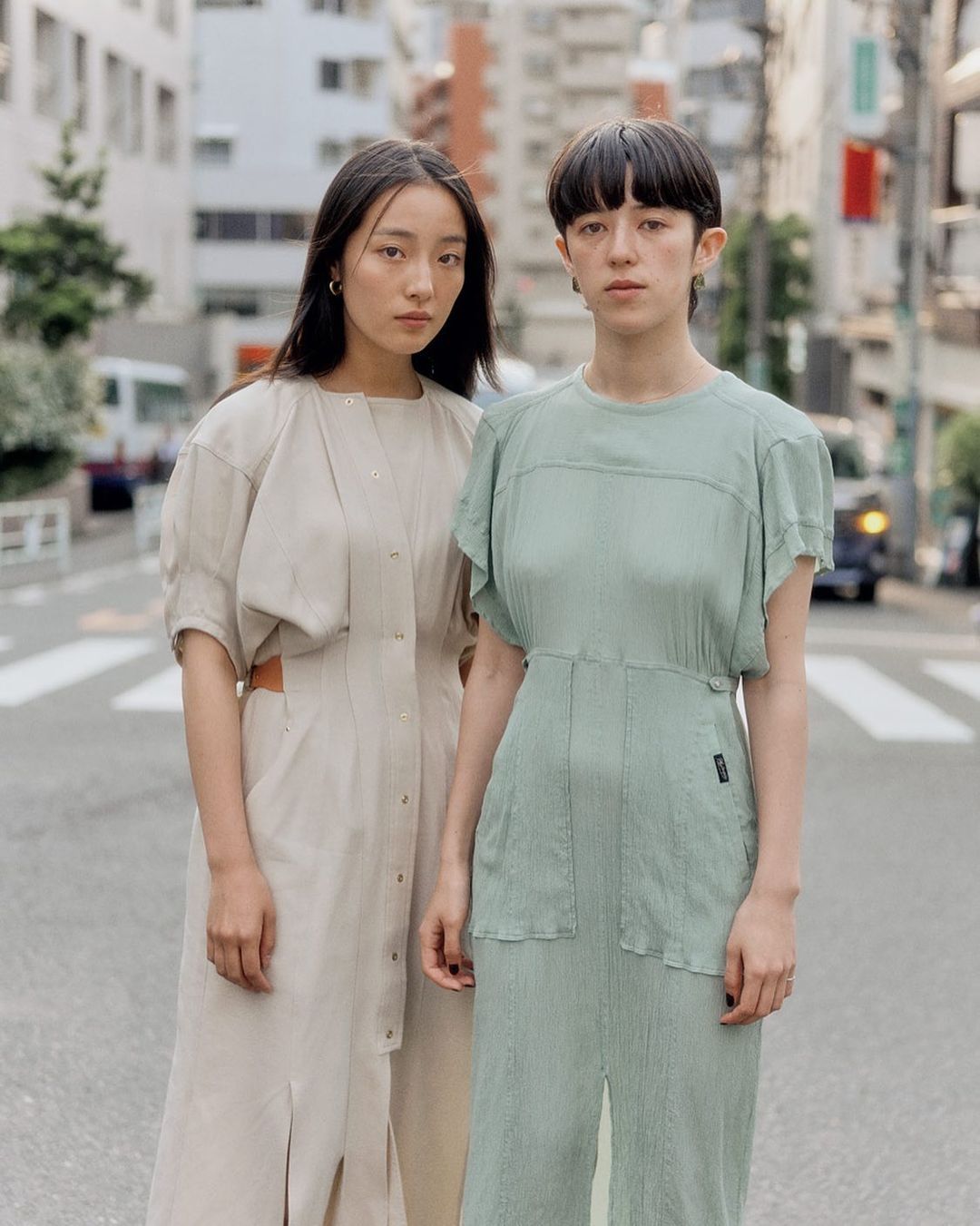 Ginza7月号発売中 日本人デザイナーが作る服が気になる ブランドが信頼を寄せる友人たちが 新作を着こなしてくれました モデル サクラ マヤ ミチキさ Magmoe