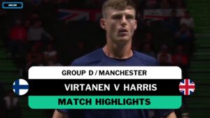 Otto Virtanen vs Billy Harris Highlights | Davis Cup 2024